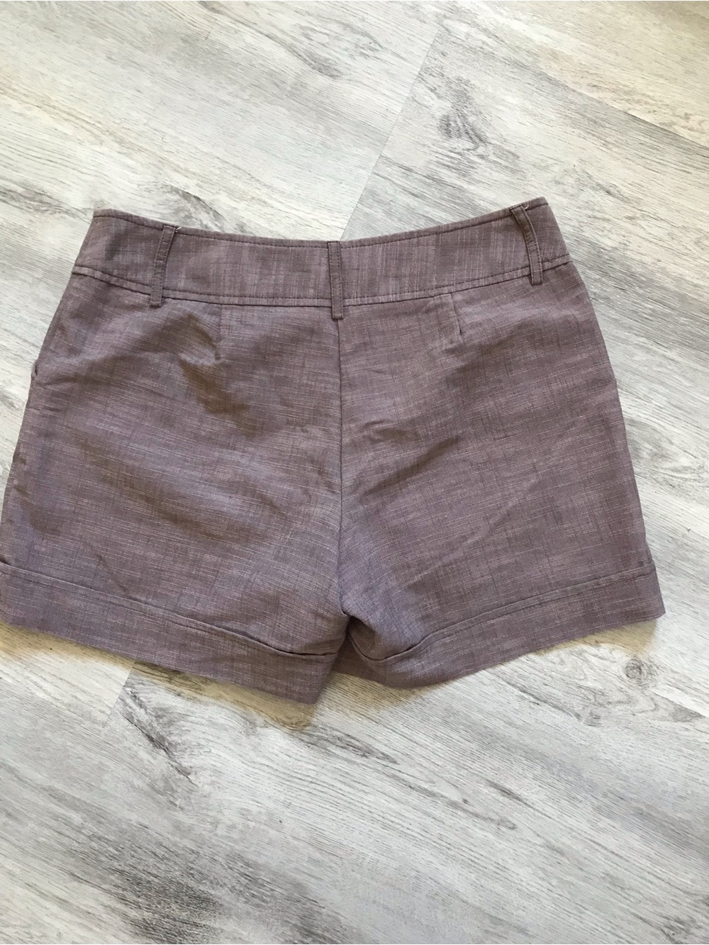 Courtenay Tailored Button-Accent Shorts Size 10P - Picture 3 of 5